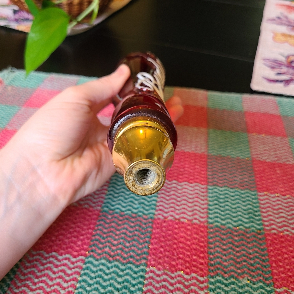 Budweiser acrylic and brass tap pull - Picture 3 of 4